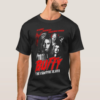 Buffy de vampierjager Vintage Horror PosterV Show T-shirt
