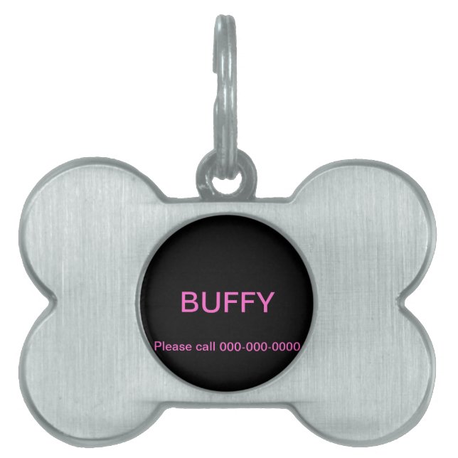Buffy Pet Tag Huisdieren Naamplaatje (voorkant)