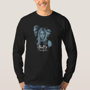 Buffy The Vampire Slayer Buffy Spike En Angel Foto T-shirt