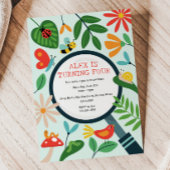 Bug Birthday Party Invitation Kaart