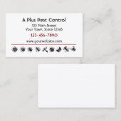 Bug Border, Pest Control Visitekaartje (Voorkant / Achterkant)