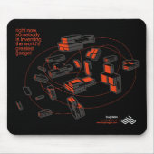 BUG Cloud Mousepad - zwart Muismat (Voorkant)