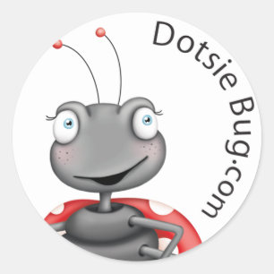 Bug.com Ronde Sticker