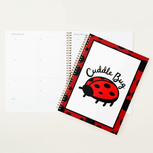 Bug de câlin Ladybug | Design agréable et conforta (Devant avec enveloppe)