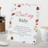 Bug Don't Say Baby Baby shower Jeu signe (In SItu)