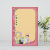 Bug en Butterflies Briefpapier (Staand voorkant)