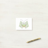 Bug Eyed Grasshopper Cartoon Post-it® Notes (Op bureau)
