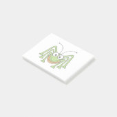 Bug Eyed Grasshopper Cartoon Post-it® Notes (Schuin)