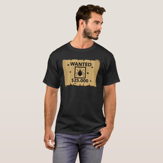 Bug-fontein live of levend grappig design t-shirt (Voorkant volledig)