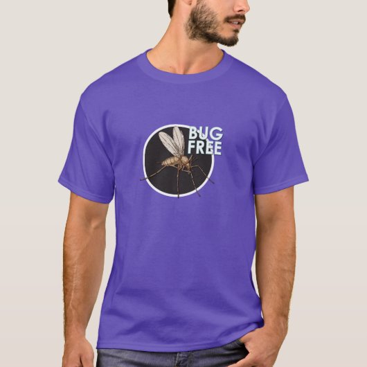 Bug Free - T-Shirt noir de base pour hommes (Devant)