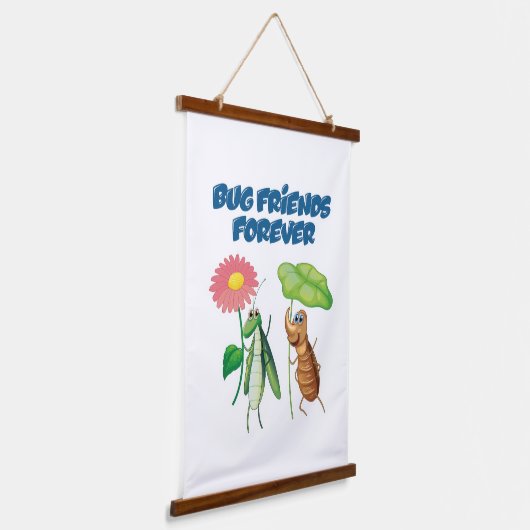 Bug Friends Forever Hangend Wandkleed (Gebogen)
