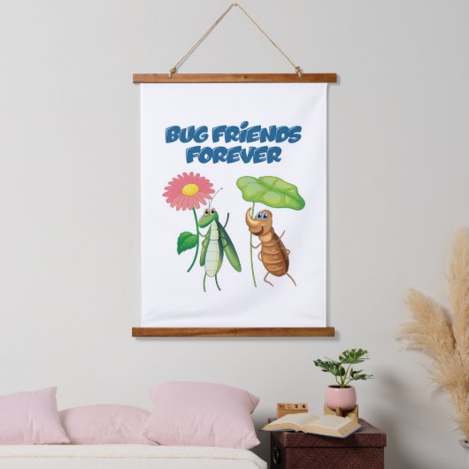 Bug Friends Forever Hangend Wandkleed (Slaapkamer)