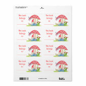 Bug Gnome boek label (Full Sheet)