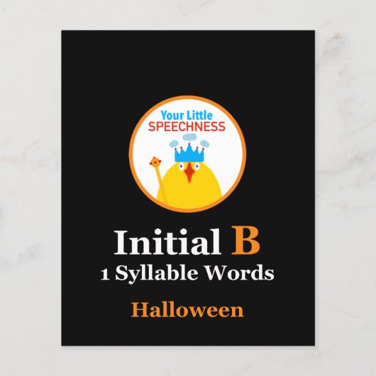 BUG Halloween Flashcard (Achterkant)