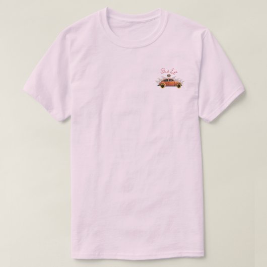 Bug in de ruimte t-shirt (Design voorkant)