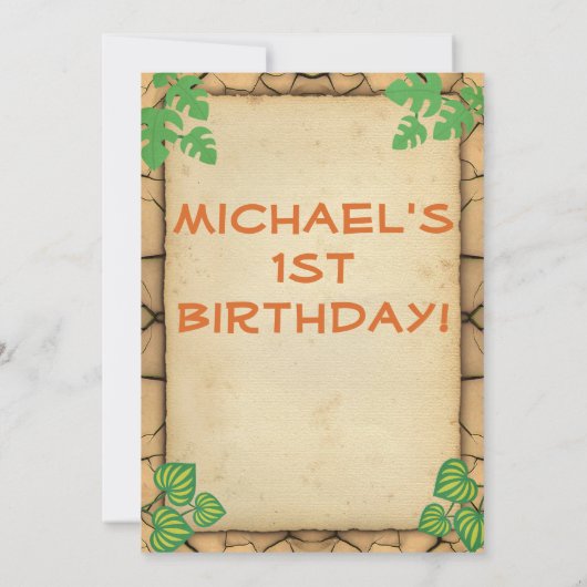 Bug Insect Anniversaire Fête Invitation Invitation (Dos)