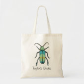 Bug insect bibliotheektas tote bag (Voorkant)
