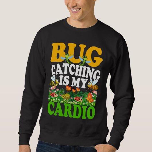 Bug  Insect Science  Bug Catching is my Cardio  7 Trui (Voorkant)