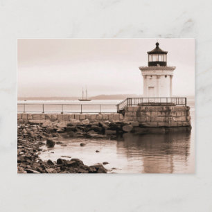 Bug Light, Portland Breakwater Light Carte postale
