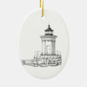 Bug Light-schets Keramisch Ornament (Achterkant)