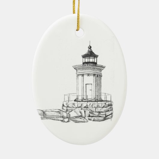 Bug Light-schets Keramisch Ornament (Achterkant)