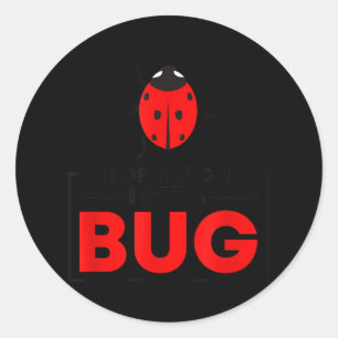 Bug Lover - Toekomstige entomoloog Insect Collecto Ronde Sticker