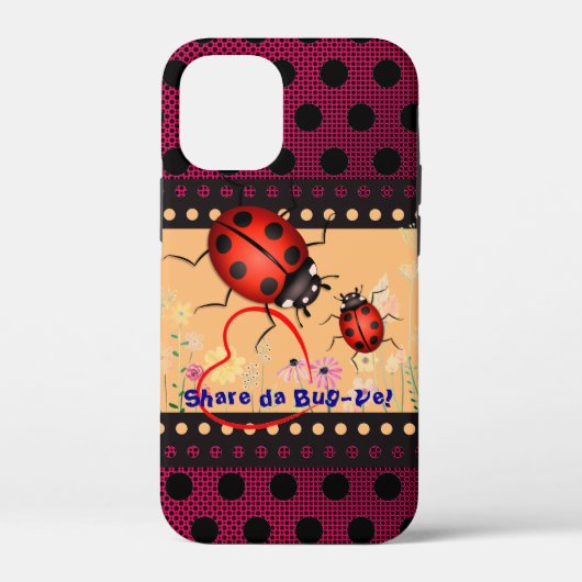 Bug Lucky Ladybug Hoesje-Mate iPhone Case (Achterkant)