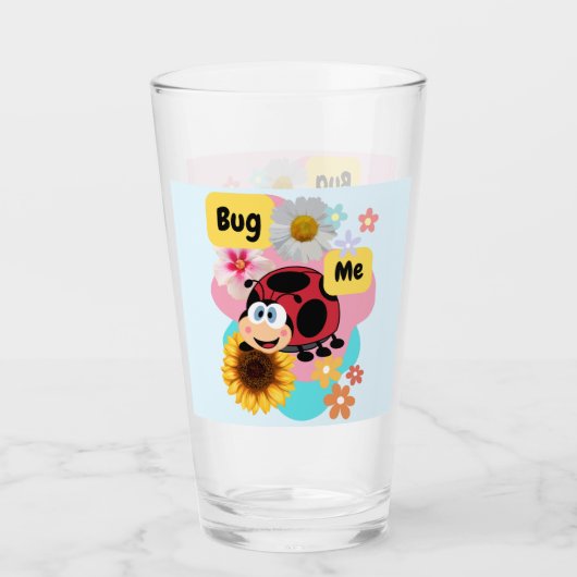 Bug me: lieveheersbeestje glas (Voorkant)