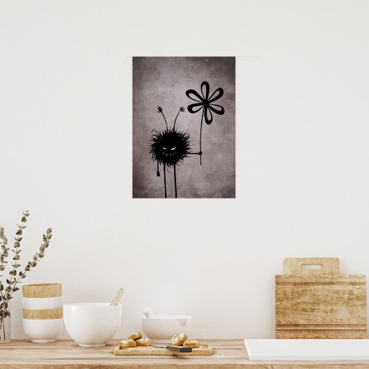 Bug  met boze ventilator poster (Keuken)