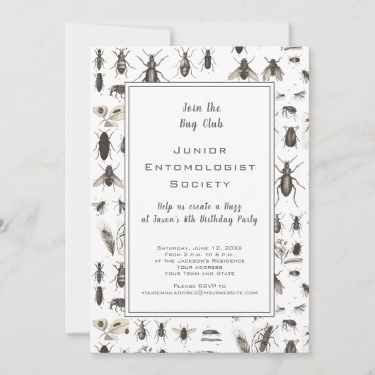 Bug of Insect Theme Birthday Party (Voorkant)