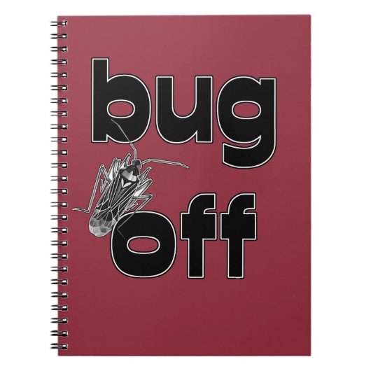Bug Off Notitieboek (Voorkant)