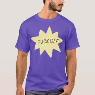Bug Off Sarcastische Quote retro T-shirt