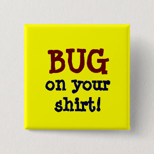 BUG op je shirt ~ Button