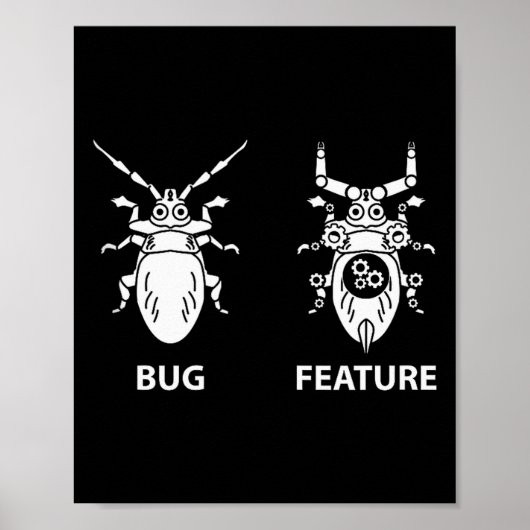 Bug Or Feature Tank Top  Poster (Voorkant)
