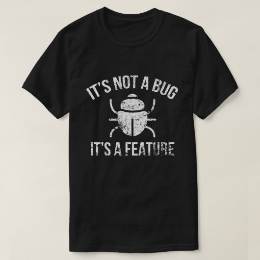 Bug Programmierer T-shirt (Design voorkant)