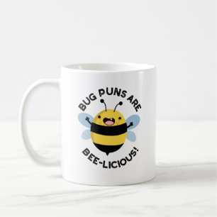 Bug puns zijn bijenlekkernij grappige bijen woords koffiemok