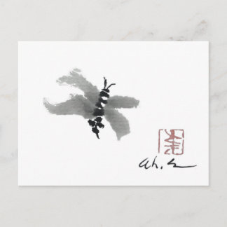 Bug, Sumi-e van Andrea Erickson Briefkaart