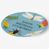 Bug Theme Party Gepersonaliseerd Papieren Bordje (Gekanteld)