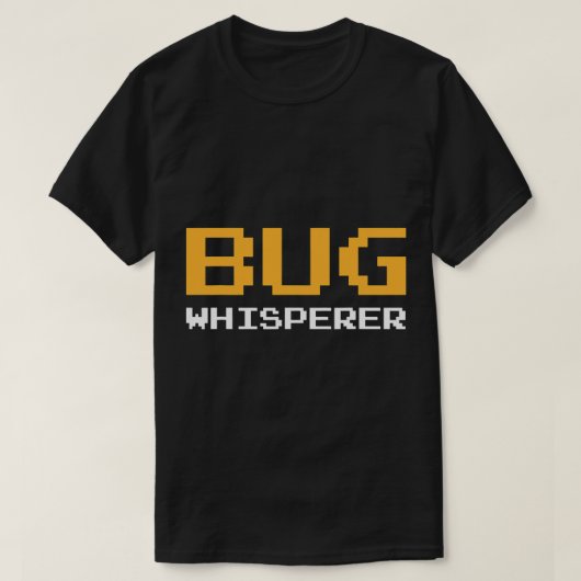 BUG Whisperer IT Programmeur Coder Bug Computer SC T-shirt (Design voorkant)