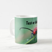 Bug With Attitude Funny Personalized Koffiemok (Voorkant links)