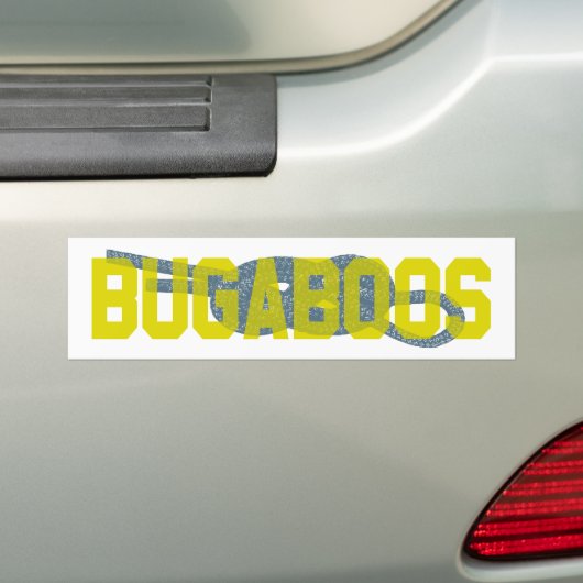Bugaboos Figuur 8 Klimaatverandering Bumpersticker (Op auto)
