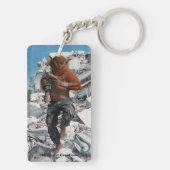 Bugbear Hero Child Rescue Fantasy Acryl Sleutelhan Sleutelhanger (achterkant)
