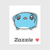 BugCat Capoo kat, Kawaii Comic Kat liefde Sticker (Vel)