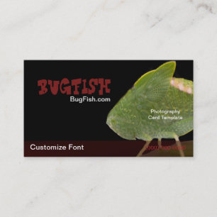 BugFish Fotografie Bug Sjabloon Visitekaartje