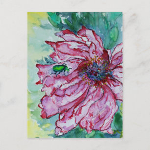 Bugged Flowers Briefkaart