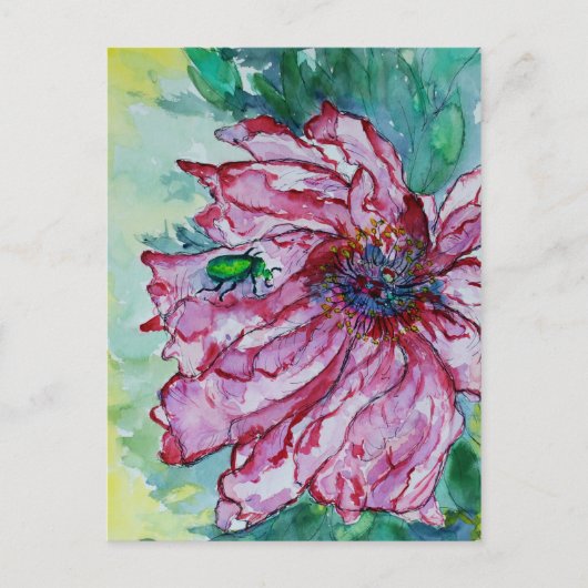 Bugged Flowers Briefkaart (Voorkant)