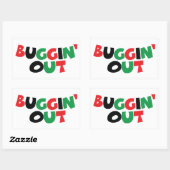 Buggin-out Rechthoekige Sticker (Vel)
