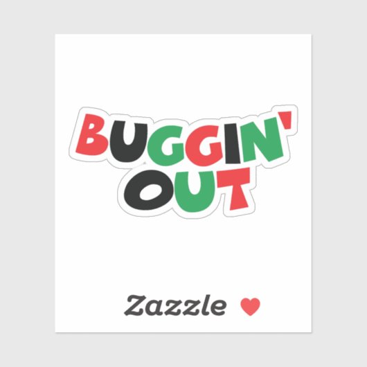 Buggin-out Sticker (Vel)