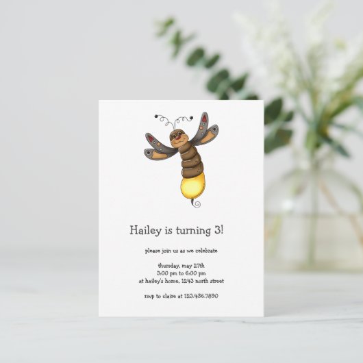 Buggin' u weer ・ bliksemschicht briefkaart (Staand voorkant)