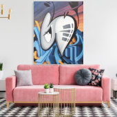 BUGGRATT CITY 02.09.2018 CANVAS AFDRUK (Insitu (Woonkamer))